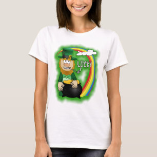 Camiseta LeprechaunT-Camisa do dia de St Patrick