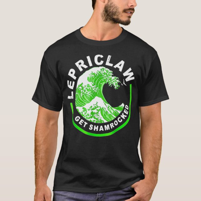 Camiseta Lepriclaw Get Shamrocked Drinking St Patricks (Frente)