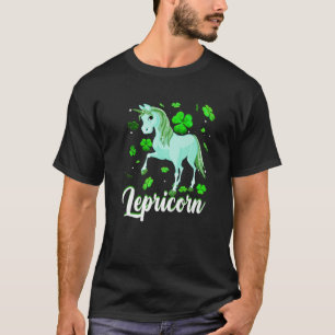 Camiseta Lepricorn Leprechaun Unicorn, Dias de São Patrício