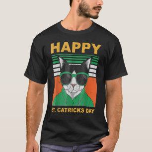 Camiseta Lepurrchaun Happy Patrick's Day Leprechaun Cat 1