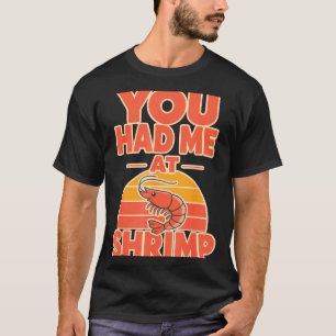 Camiseta Leque de camarão frutos do mar cajun