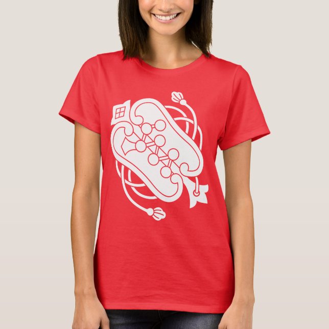Camiseta Leque de líder militar (Frente)