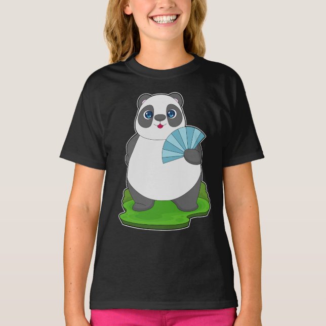 Camiseta Leque Mão de Panda (Frente)
