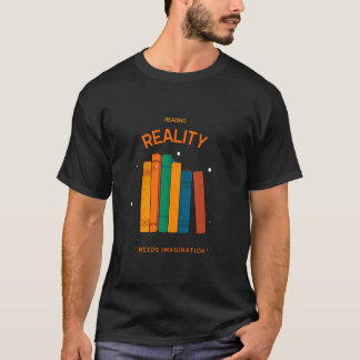 Camiseta Ler a realidade precisa de imaginação