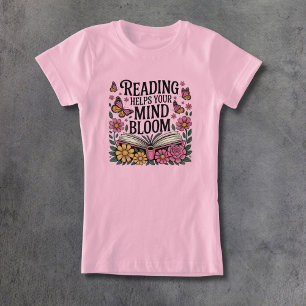 Camiseta Ler Ajuda Seu Bloom De Mente