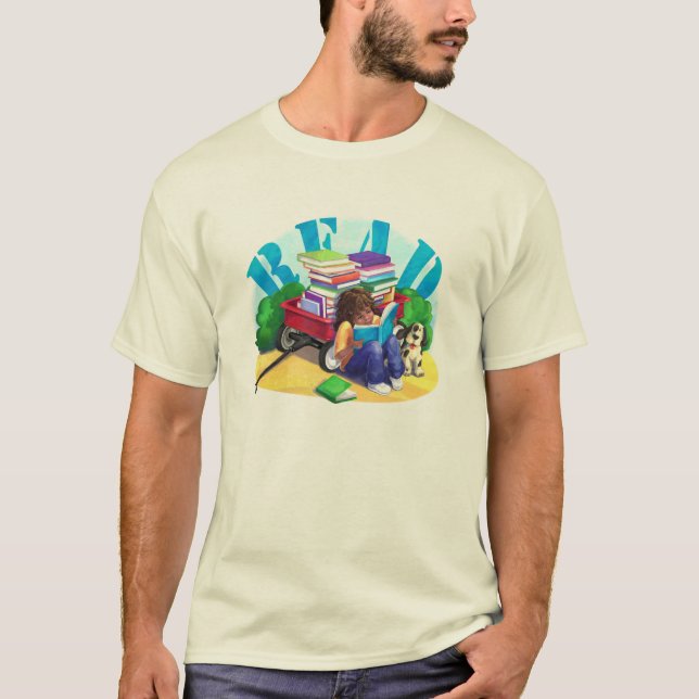 Camiseta LER Arte do Vagão do Livro (Frente)