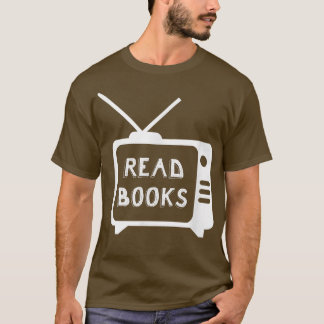 Camiseta Ler Design de Leitura do Livro de Livros