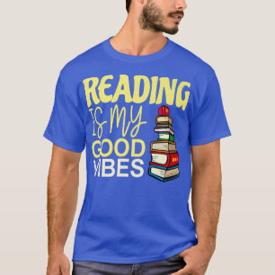 Camiseta ler é a minha boa vibração amor ler amantes do liv