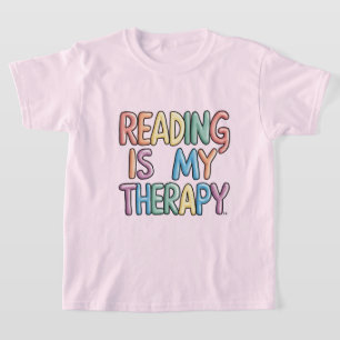 Camiseta Ler é a minha terapia