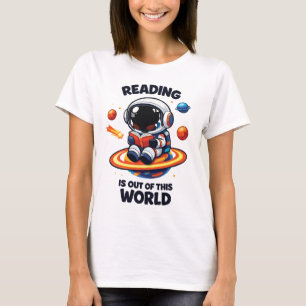 Camiseta Ler é fora deste mundo