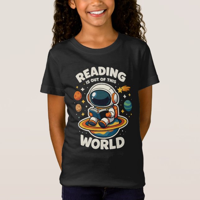 Camiseta Ler é fora deste mundo (Frente)