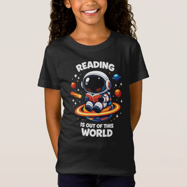 Camiseta Ler é fora deste mundo (Frente)