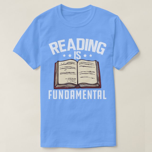 Camiseta Ler é fundamental (Frente do Design)