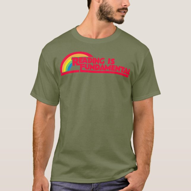 Camiseta Ler é Gay fundamental do arco-íris (Frente)