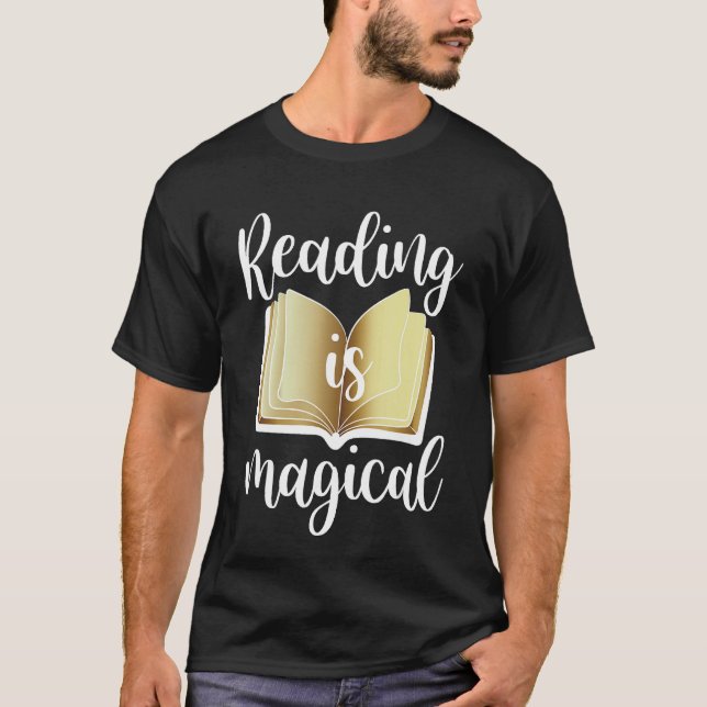 Camiseta Ler é mágico (Frente)