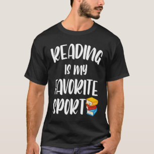 Camiseta Ler É Meu Livro De Esportes Favorito 1