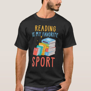 Camiseta Ler É Meu Livro Esportivo Favorito Leitores Fãs