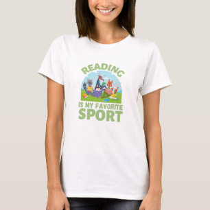 Camiseta Ler É Minha Floresta Favorita De Leitura De Esport