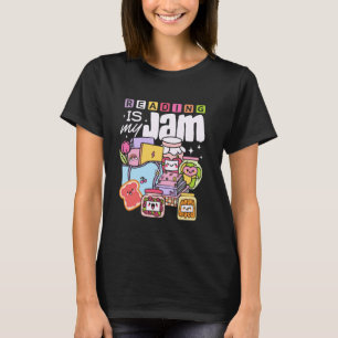 Camiseta Ler é minha paixão Engraçado Eu amo ler livros Ens