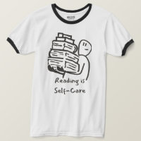 Ler É O Livro De Autoatendimento Lover Ringer Tee