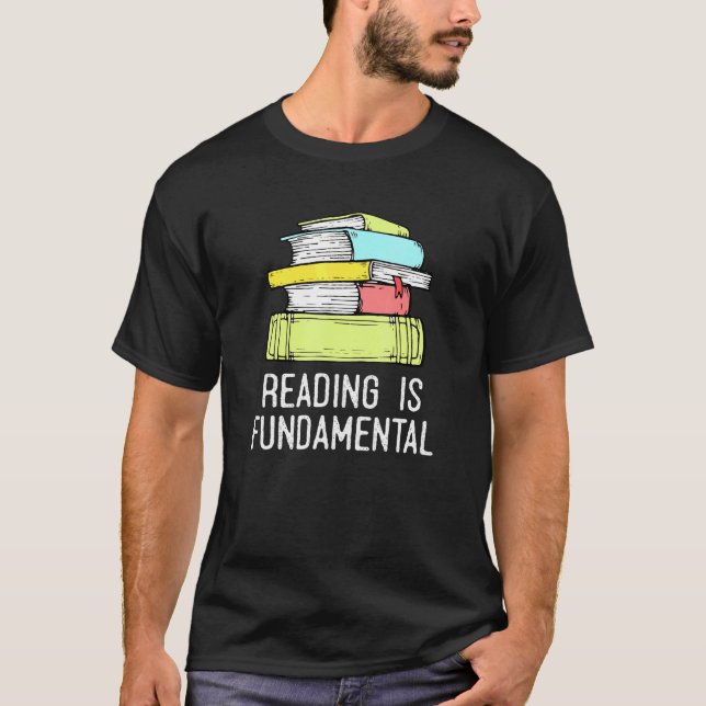 Camiseta Ler é o livro de leitura fundamental do professor (Frente)