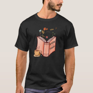 Camiseta Ler É O Meu Livro De Leitura Floral De Terapia