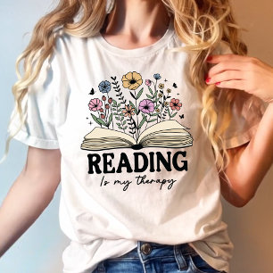 Camiseta Ler é o meu livro de terapia