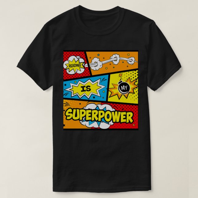 Camiseta Ler é o meu super poder 2 (Frente do Design)