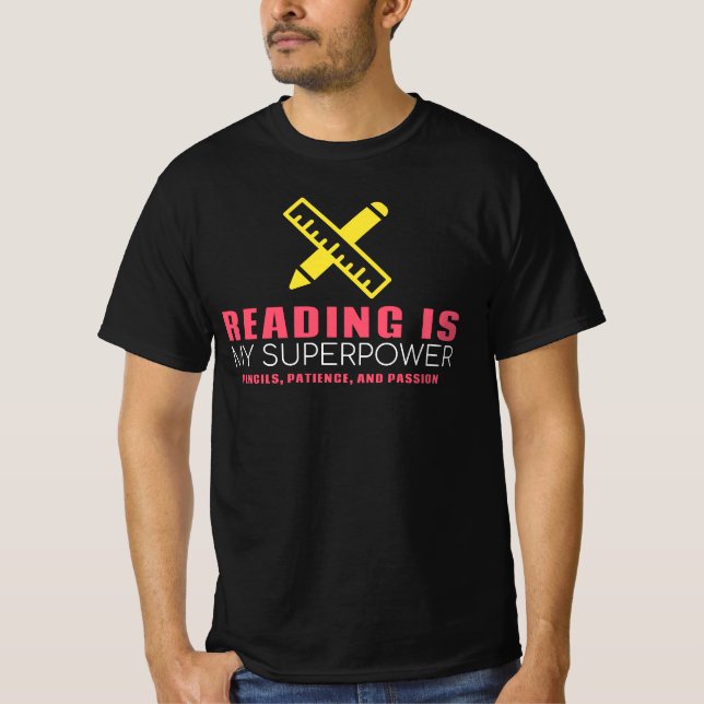 Camiseta Ler É O Meu Superpoder (Frente)