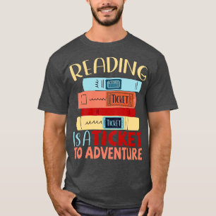 Camiseta Ler é um Bilhete para a Aventura 3