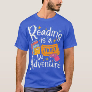 Camiseta Ler É Um Bilhete Para Os Presentes Do Livro De Ave