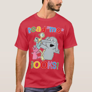 Camiseta ler em livros o elefante piggie do clube da biblio