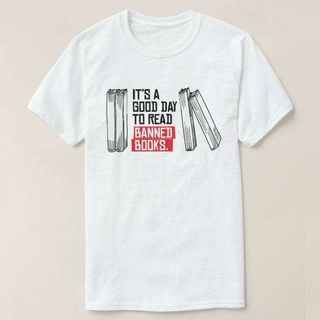 Camiseta Ler Livros Banidos (Frente do Design)