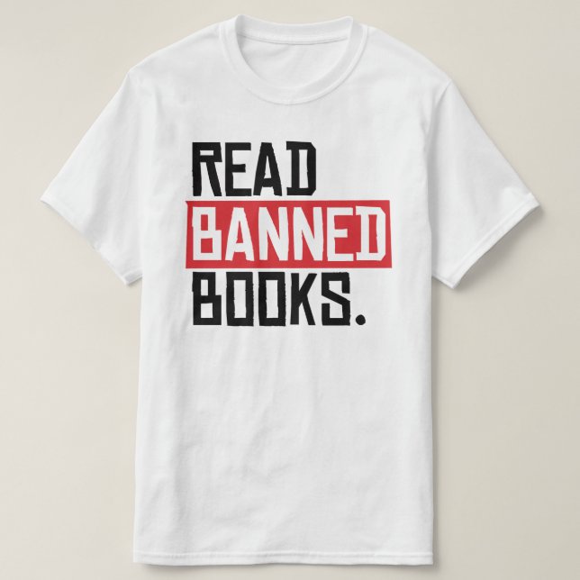 Camiseta Ler Livros Banidos (Frente do Design)