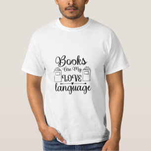 Camiseta Ler Livros De Arte É Minha Linguagem De Amor