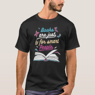 Camiseta Ler livros é apenas TV para pessoas inteligentes