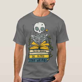 Camiseta Ler livros é gentil ficar estranho