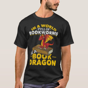 Camiseta Ler Num Cheio Mundial De Bookworms É Um Livro Dr.