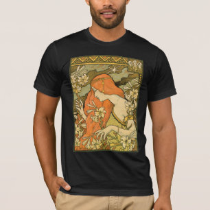 Camiseta L'Ermitage French Nouveau Woman no Campo da Flor