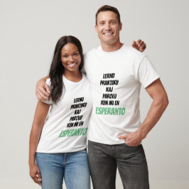 Camiseta Lernu Praktiku Parolu