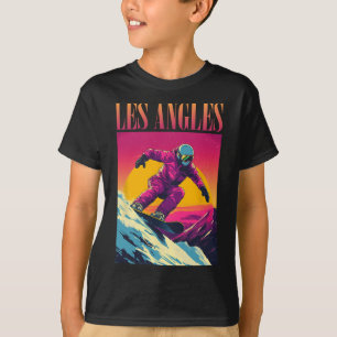 Camiseta Les Angles France Retro Snowboard