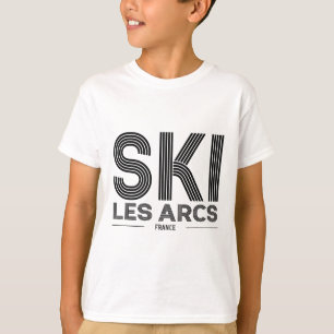Camiseta Les Arcs Ski Resort França Alps French Skiing Souv