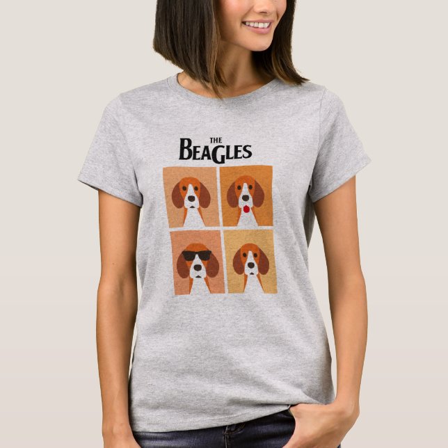 Camiseta Les Beagles T-shirt graphique (Frente)