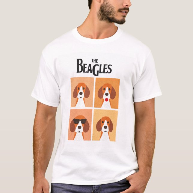 Camiseta Les Beagles T-shirt graphique (Frente)
