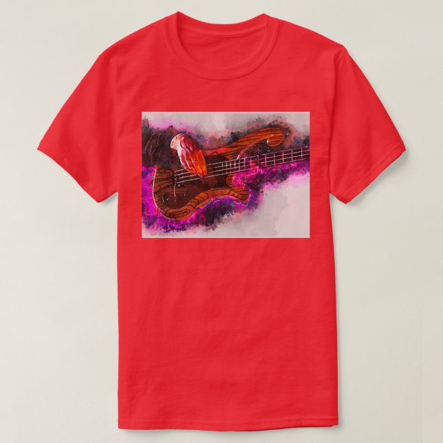 Camiseta Les Claypools bass guitarra (Frente do Design)