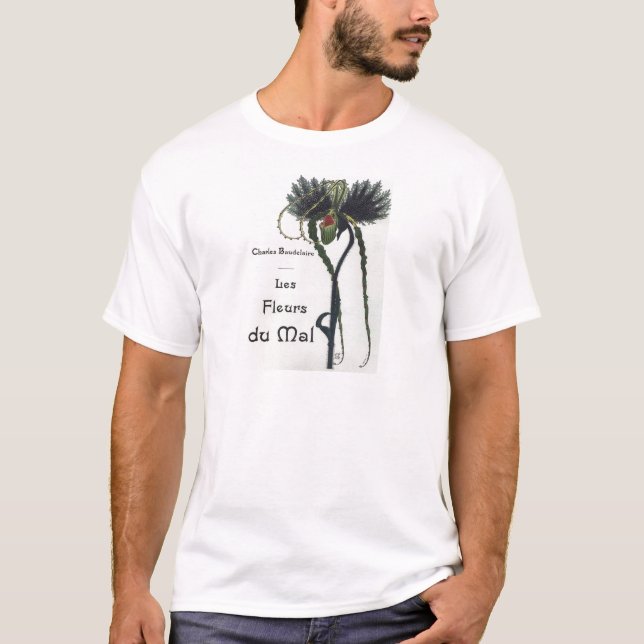 Camiseta Les Fleur du Mal - Baudelaire (Frente)
