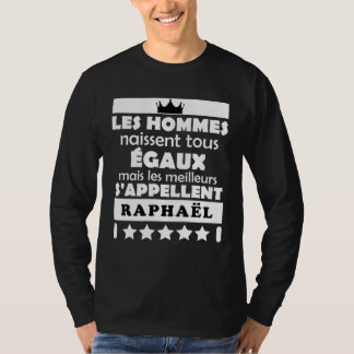 Camiseta les hommes nait tous égaux mais les meilleur RAPHA