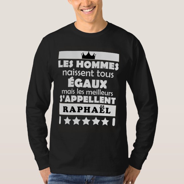 Camiseta les hommes nait tous égaux mais les meilleur RAPHA (Frente)