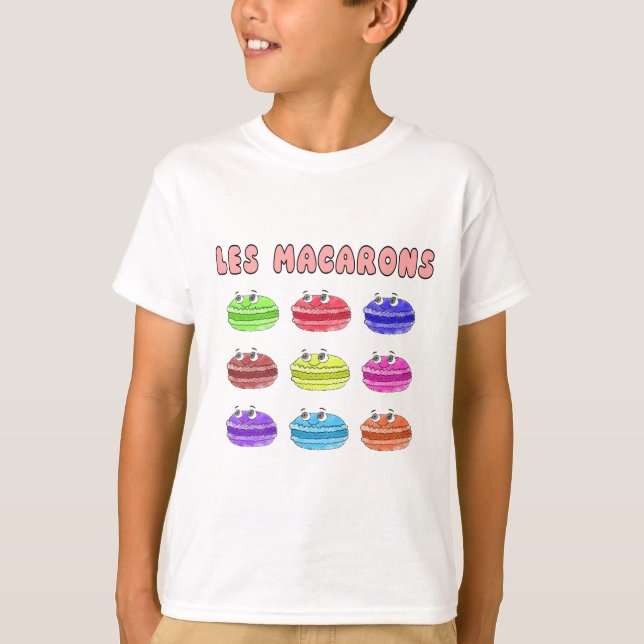 Camiseta Les Macarons — Cartoon (Frente)