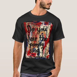 Camiseta Les Miserables musical da broadway teatro teatro q